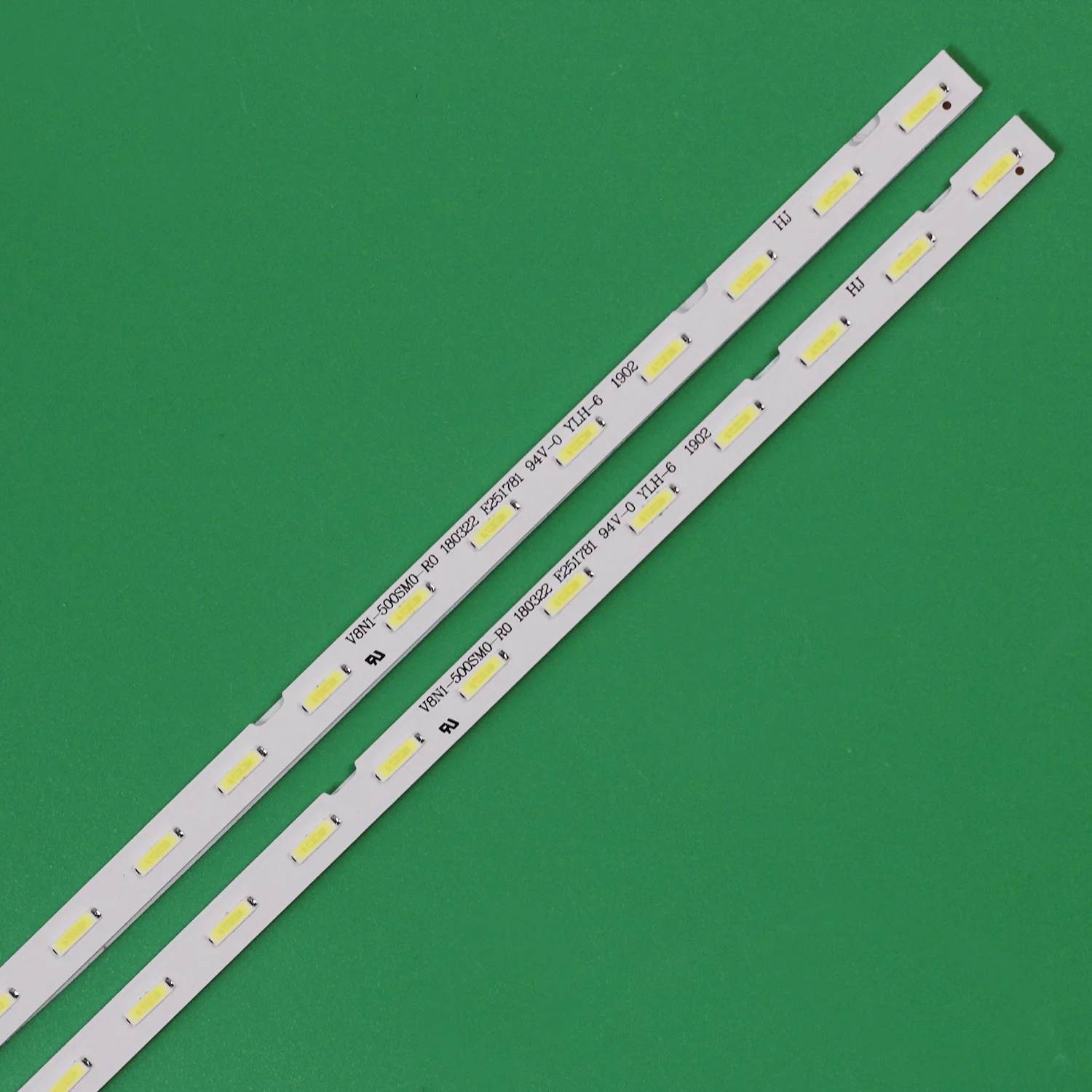 LED 스트립 38 램프 AOT_50_NU7100F_2X38_3030C BN96-45952A BN96-45962A V8N1-500SM0-R0 LM41-00564A UE55NU7670U UE50RU7400U