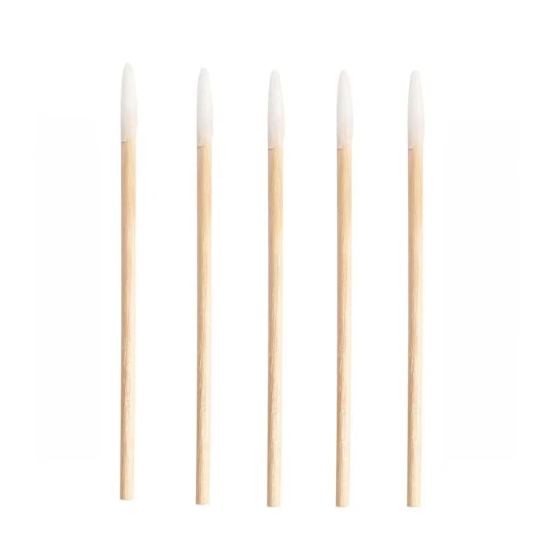 100 قطعة مسمار الخشب مسحة عصا نظيفة برعم تلميح خشبية القطن رئيس مانيكير التفاصيل مصحح طلاء الأظافر إزالة أداة الفن اكسسوارات