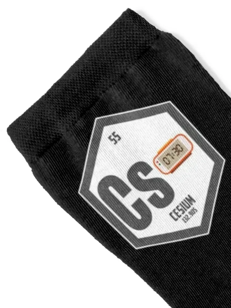 Cesium Chemical Element Periodic Table Gift Socks loose cool custom Socks For Man Women's