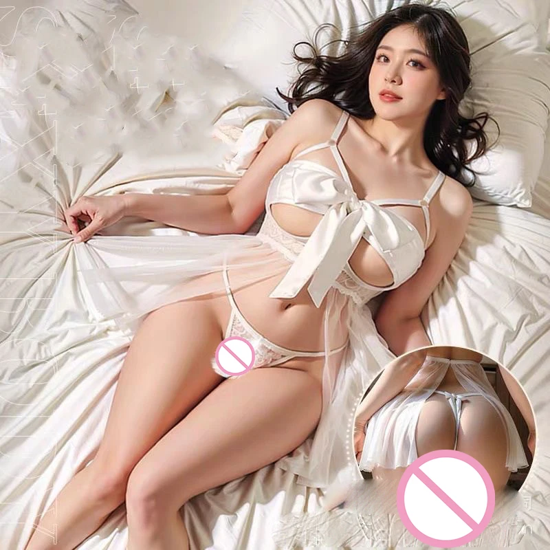 

Женское нижнее белье больших размеров для взрослых, сексуальное порно, нижнее белье Passion Charm, галстук-бабочка, комплект с юбкой для сна, женское нижнее белье, используемое для сексуальной активности