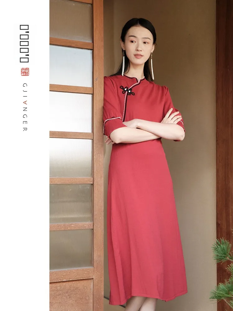 

Оригинальный дизайн, винтажное вязаное платье из хлопка и нейлона, комфортная посадка, летняя новинка, женская мода