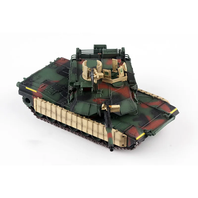 1/72 مقياس الولايات المتحدة M1A1 TUSK M1 دبابة قتال رئيسية محاكاة البلاستيك مجنزرة دبابة نموذج عرض ثابت تحصيل لعبة هدية تذكارية
