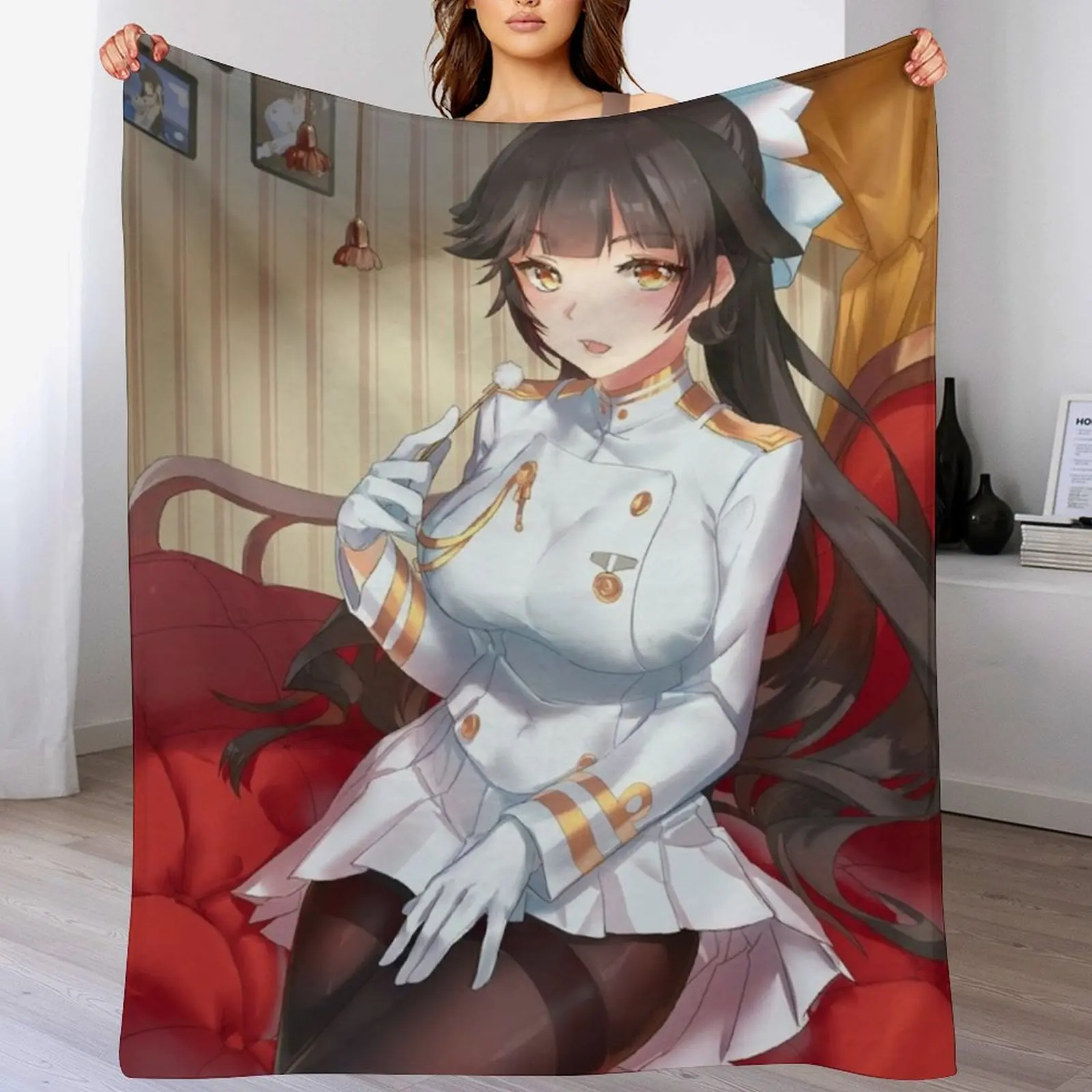

Azur Lane - Takao Throw Blanket Summer for sofa Blankets
