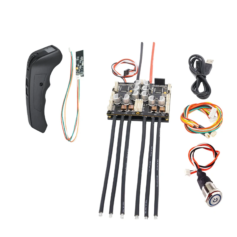 Flipsky Dual FSESC4.20 Plus basierend auf VESC Combo VX2 Fernbedienung für Elektro-Skateboard, Scooter, E-Bike, ESK8 Geschwindigkeitsregler