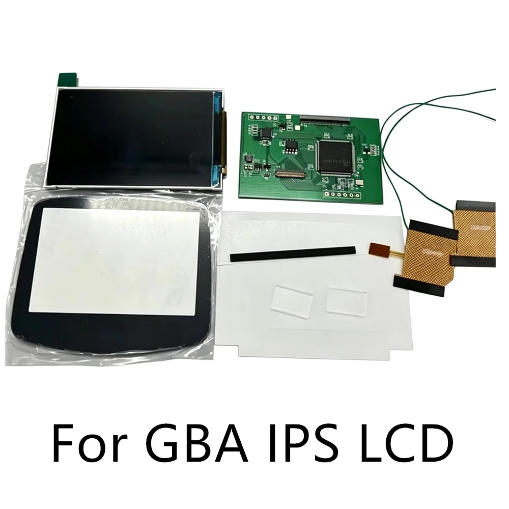 2024 New 3.0" Original Size IPS High Brightness LCD Screen for Game Boy Advance GBA Console
