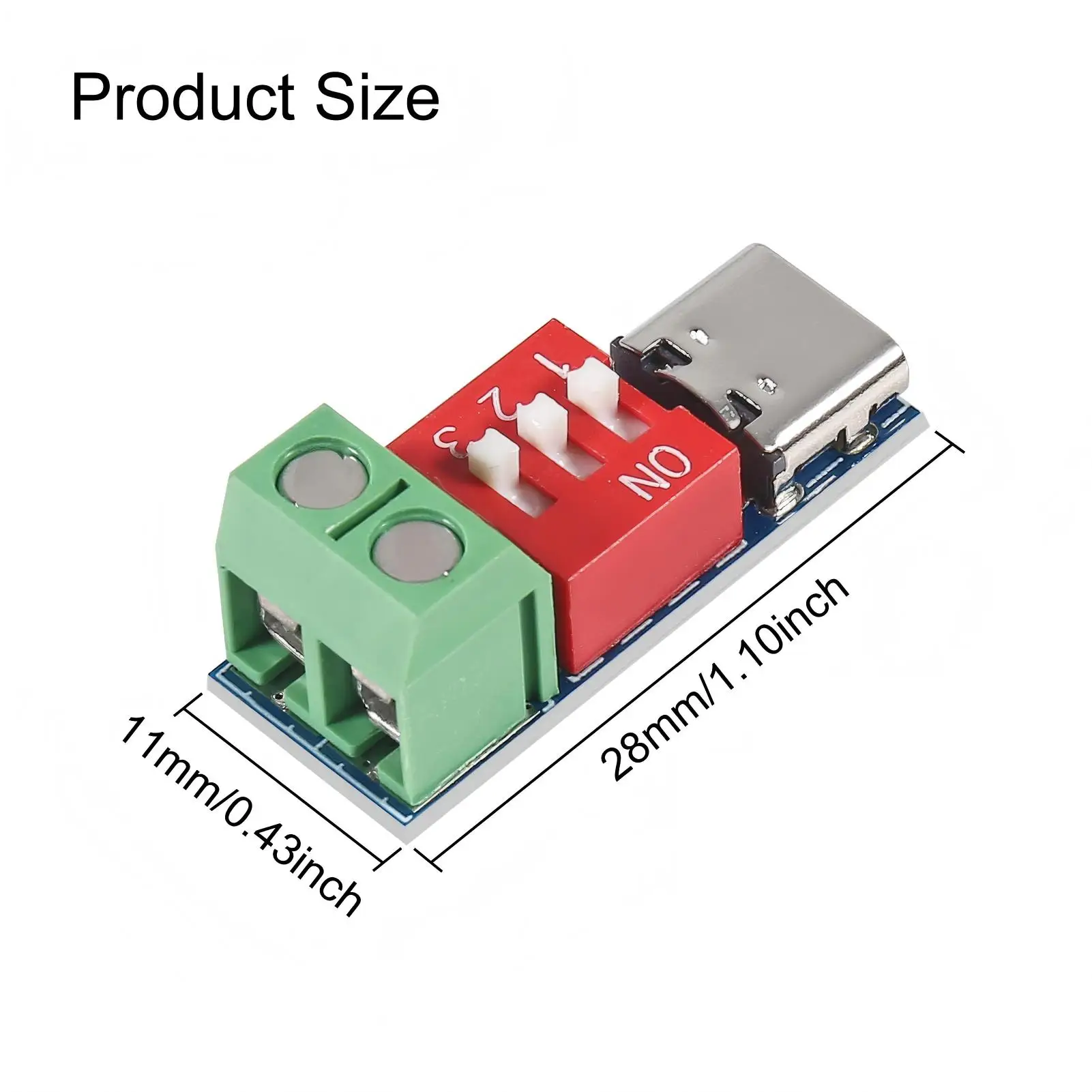 5PCS USB C PD Trigger Board Module Fast Charging Decoy USB Type C to 5V9V12V 20V Power Delivery Boost Module for Various Devices