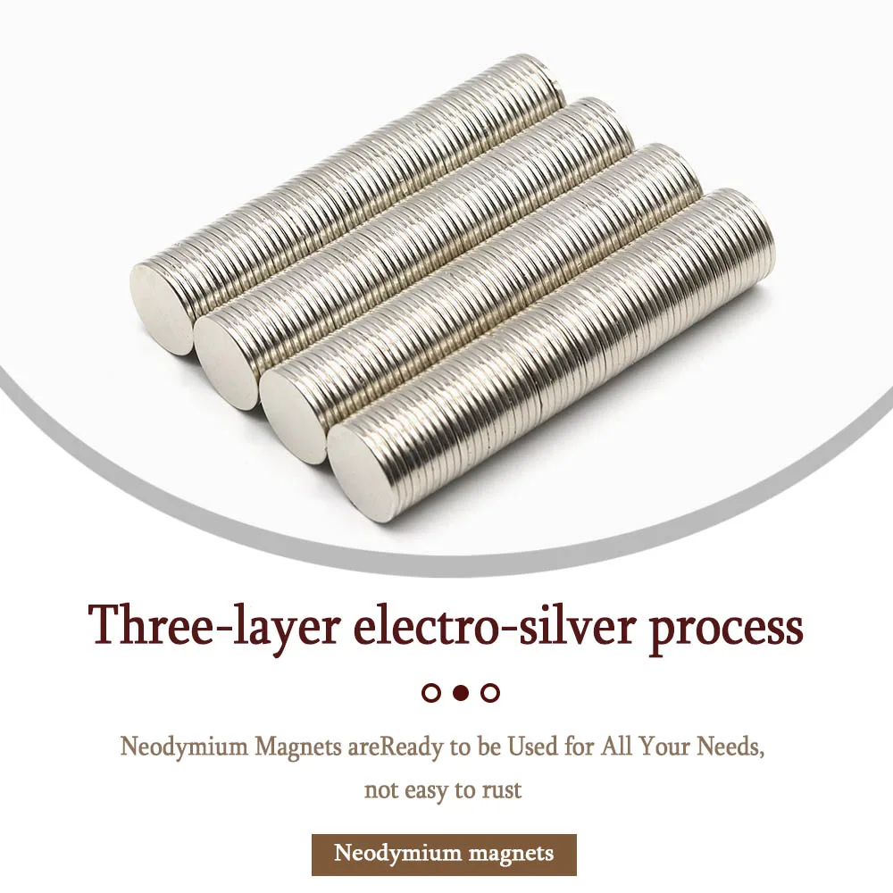 20 مللي متر x 2 مللي متر سوبر قوي جولة مغناطيس النيوديميوم مغناطيس قوي N35 صغير دائم المغناطيسي ندفيب مغناطيس الثلاجة 20x2 #3