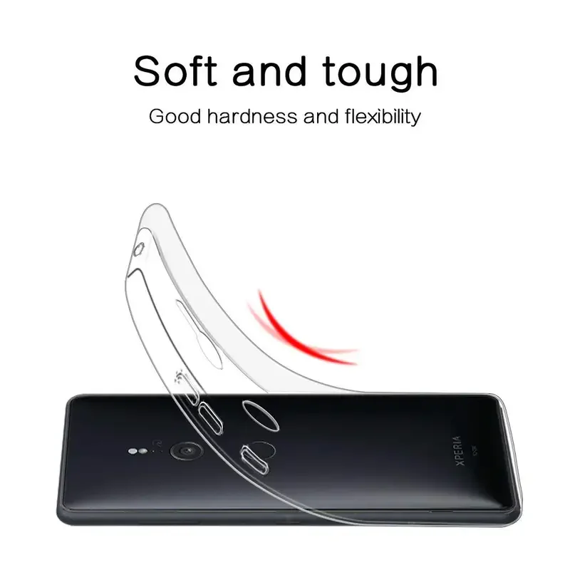 Transparente tpu telefon hülle für sony xperia xz4 xz3 h8416 h9436 abdeckung dünne weiche silikon klare beutel gel xz 3 2 1 premrum compart