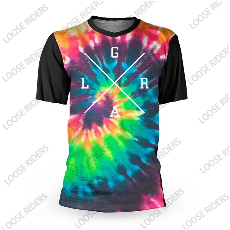 فضفاض رايدر دراجة نارية دراجة هوائية جبلية فريق الإنحدار جيرسي الطرق الوعرة MX دراجة ركوب الدراجات قميص الطرق الوعرة دراجة هوائية جبلية الملابس #4