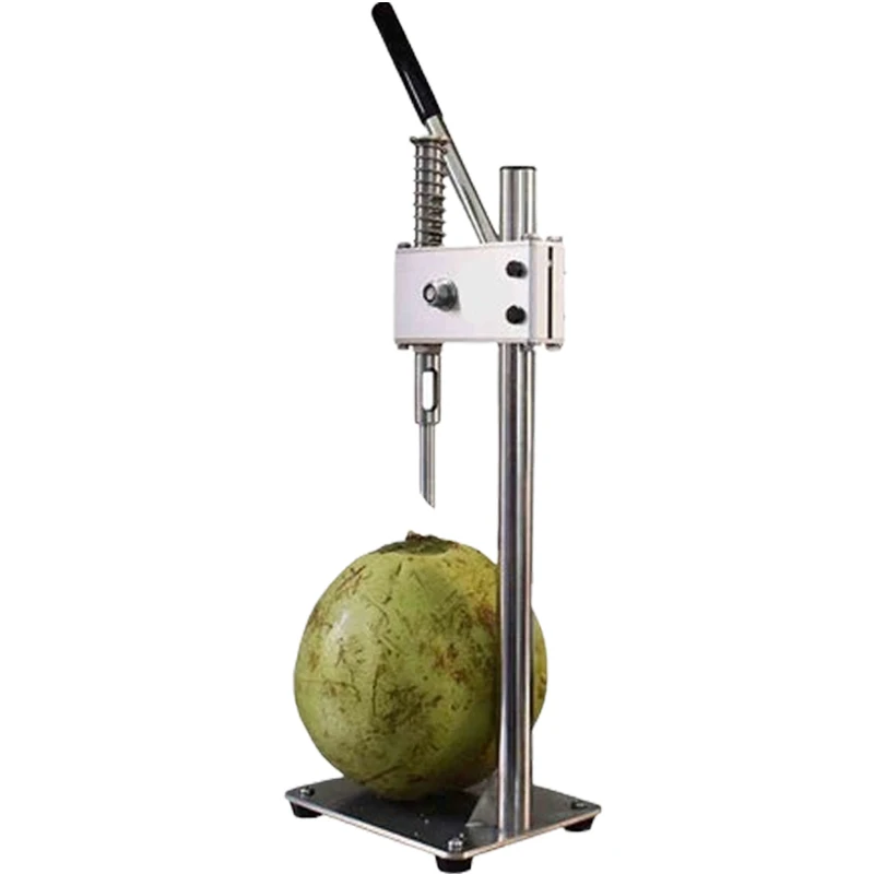 

Stainless Steel Open Green Coconut Cutting Knife Fruit Shop Commercial Coconut Machine Manual Portable Coconut Hole Opener