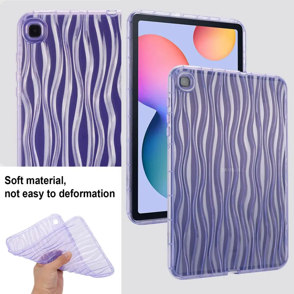 Ripple Style Case For Samsung Galaxy Tab A7 LITE 8.7 T225 T220 S6 LITE 2020 P610 P615 Tab A8 10.5 X200 Shockproof Cover Funda