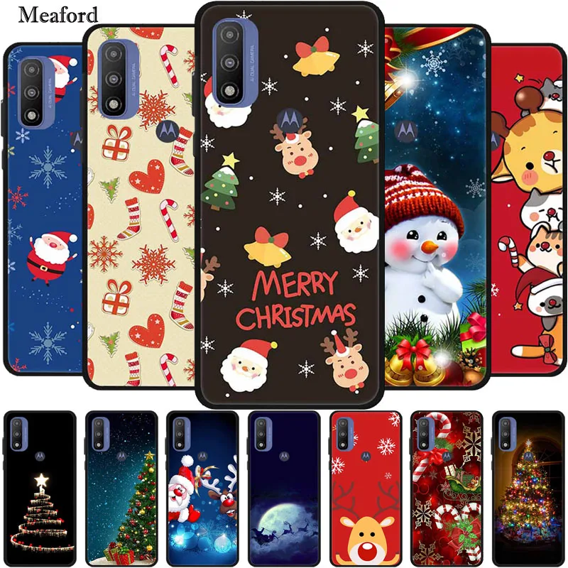 For Moto G Pure Case Christmas Soft Silicone TPU Back Cover Phone Case For Motorola Moto G Pure Coque for Moto XT2163 New Fundas