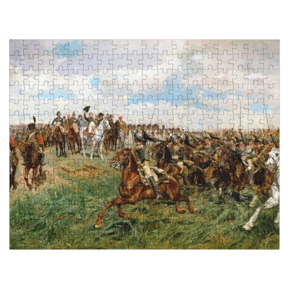 1807, Friedland - Ernest Meissonier - 1875 Puzzel Gepersonaliseerde Houten Naam Puzzel Aangepaste Speelgoed Voor Kids Schaal Motoren