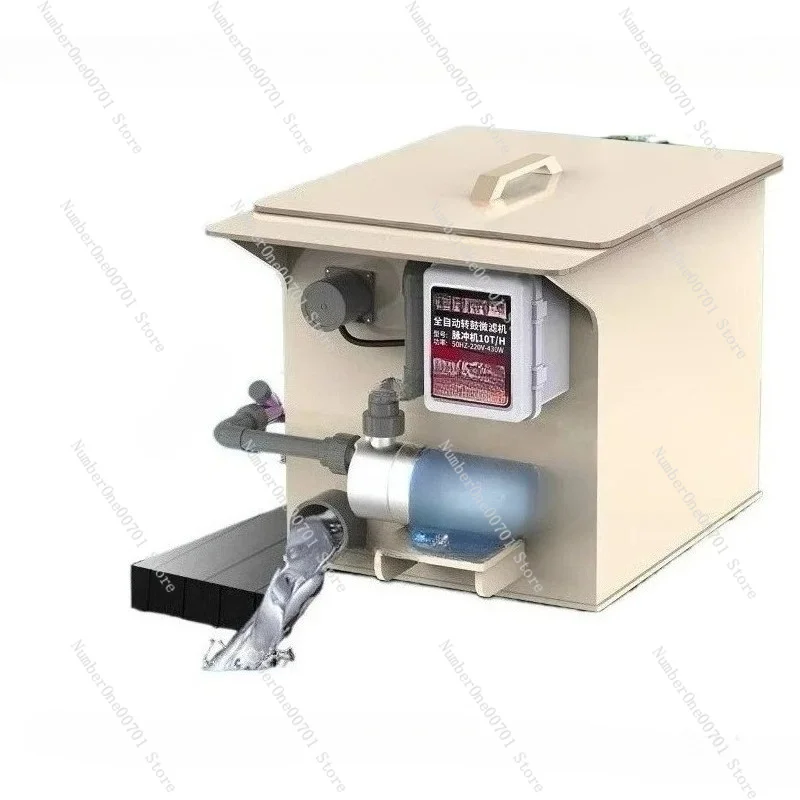 Fish Pond Filter, Drum, Aquaculture Water Circulation Purification System, Automatic Backwash System Equipment