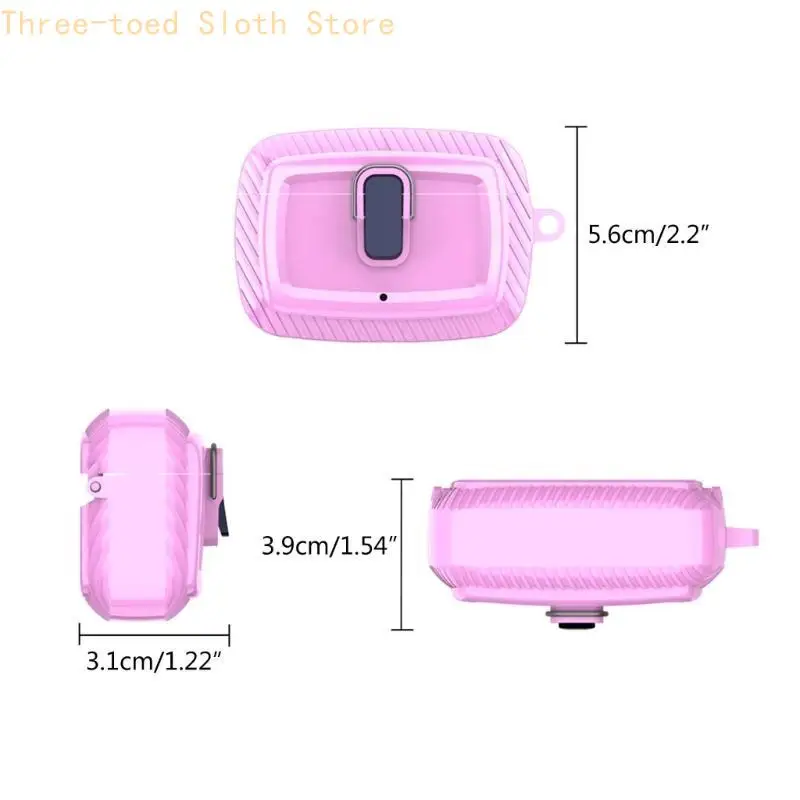 Kratzfeste Abdeckung, weiche Hülle, rutschfester Gehäuserahmen für Studio Buds Case Shell E74A – Detail 6