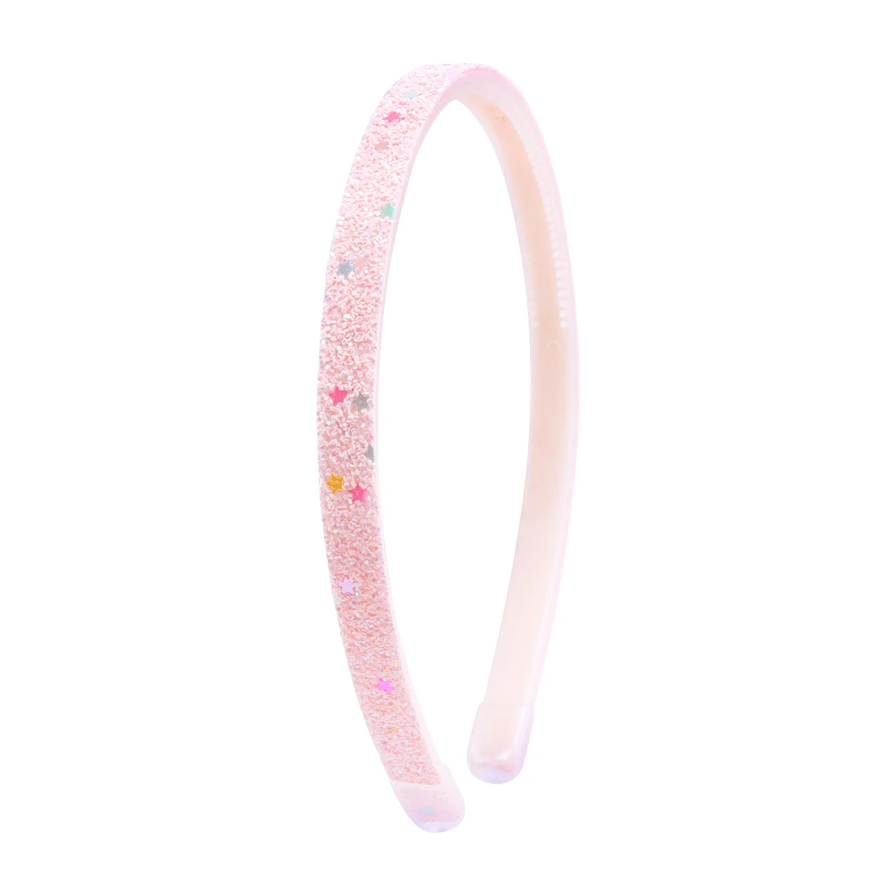 Glitter Headbands Colorful Plastic Headbands with Teeth Sparkle Headbands for Girls and Women