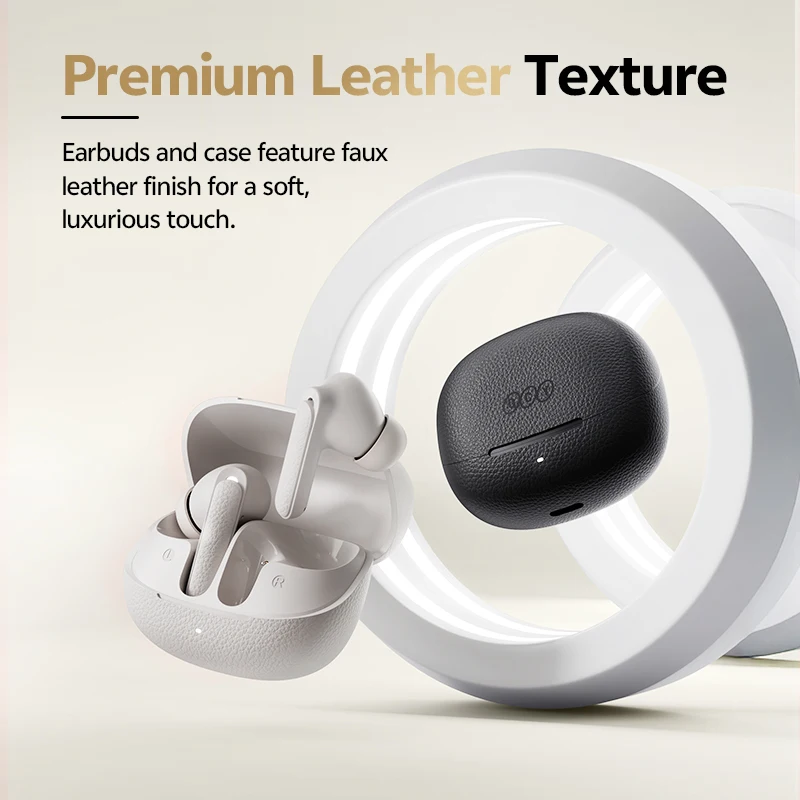QCY Buds ANC -45dB التكيف إلغاء الضوضاء سماعة لاسلكية تعمل بالبلوتوث 5.4 سماعات الأذن 6 ميكروفونات اتصال واضحة 10 مللي متر سائق ديناميكي سماعة 25 ساعة #6