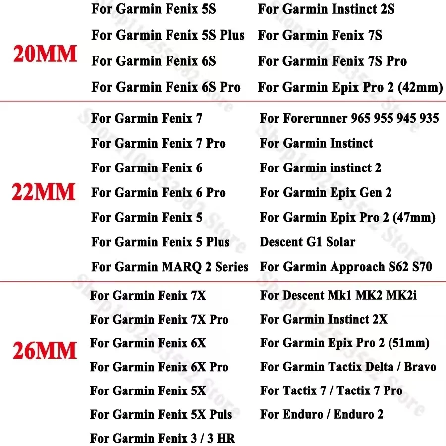 Pulseira de silicone para relógio, suporte de segurança, anéis retentores para garmin fenix 6s 6x 6 pro 5x 5S 5 plus, acessórios