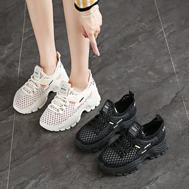 รองเท้าผ้าใบแบบหนาสำหรับผู้หญิ - Women'S Shoes Running Sports บทวิจารณ์และราคา