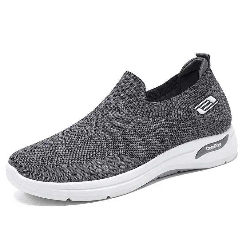 Slip on Men buty letnie miękkie mokasyny buty lekkie siatki obuwie męskie trampki Tenis Masculino Zapatillas Hombre