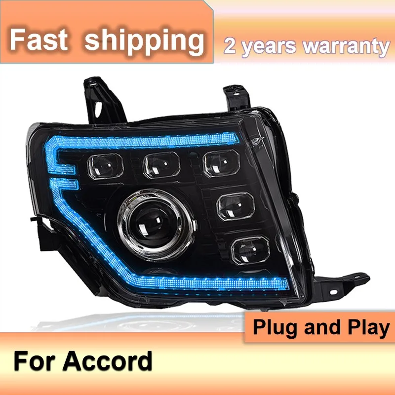 اكسسوارات السيارات لميتسوبيشي باجيرو المصابيح الأمامية 2006-2020 باجيرو V97 إضاءة أمامية V93 V95 B87 DRL بدوره إشارة منخفضة عالية شعاع Proj #5