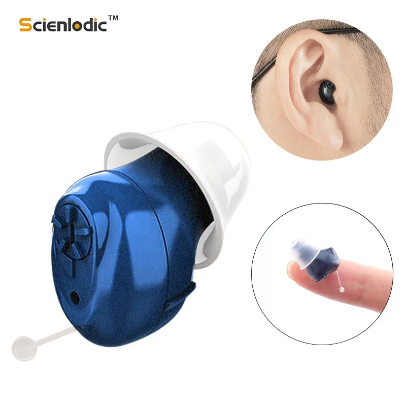 Invisible Hearing Aid Ear Hearing Device CIC Hearing Aid Mini Sound Amplifier Hearing Aids Hearing Amplifier for The Elderly