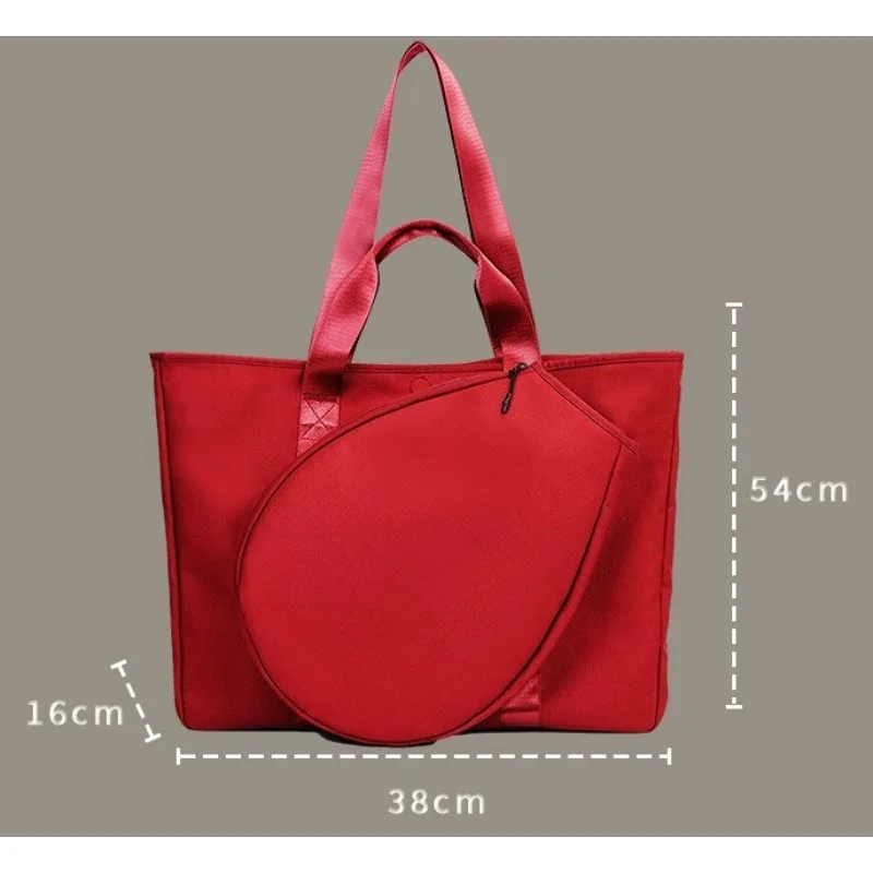 Sports travel bag, badminton racket bag, large-capacity messenger handbag, tennis bag. view 3