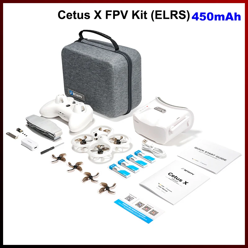 BETAFPV Cetus X FPV Kit Racing Drone 3-radiozender VR03 FPV-bril C04 RC Quadcopter Mini Drone-speelgoed als geschenk
