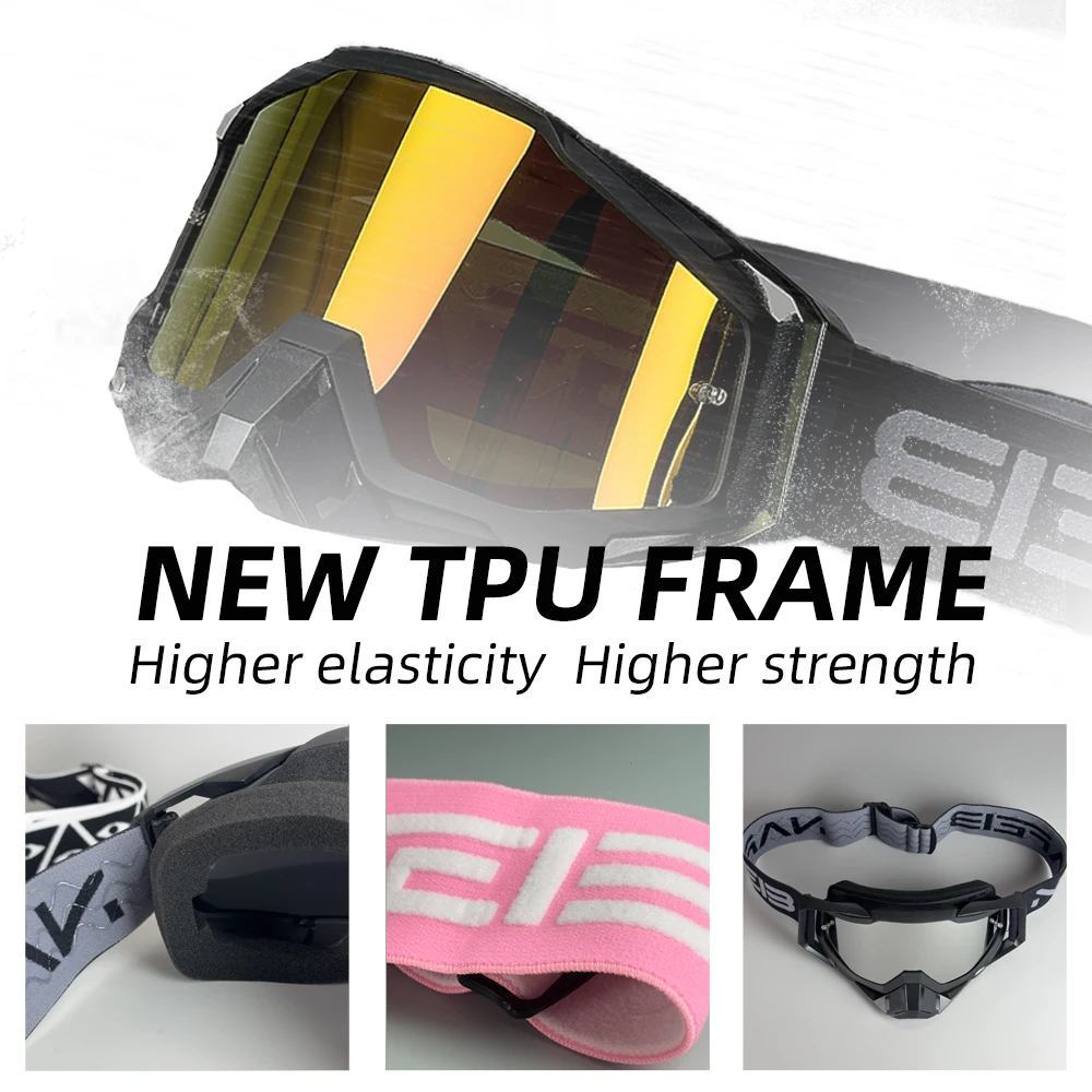 Motocross Glasses Motorcycle Sunglasses Man MTB ATV Mask Windproof Protection Skiing Cycling Racing Off-Road Goggles