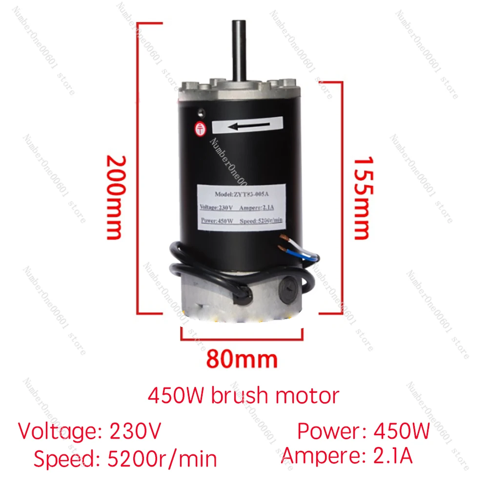 450W 600W 750W 1100W DC Brush Motor ZYT83005A/ZYT93005A PL WM 180V 210V Lathe Accessories Motor