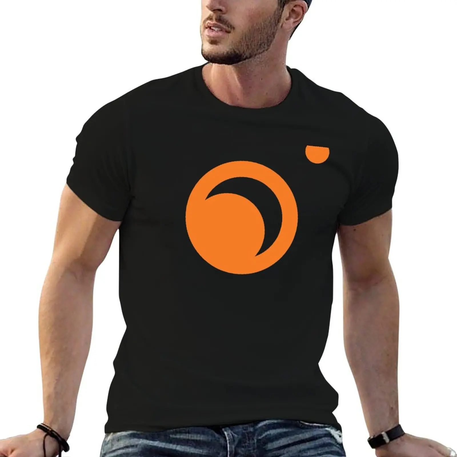 

Outer Wilds - Symbol [Orange] T-Shirt anime tshirt man t shirt cotton g man t shirts for men T-shirt