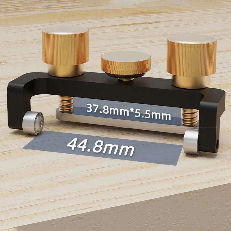 Imagem -04 - Manual de Precisão Guia de Afiação Cinzel de Alumínio Avião Guia de Afiação de Ferro para Carpintaria Home Hardware Tool Sharpener 1pc