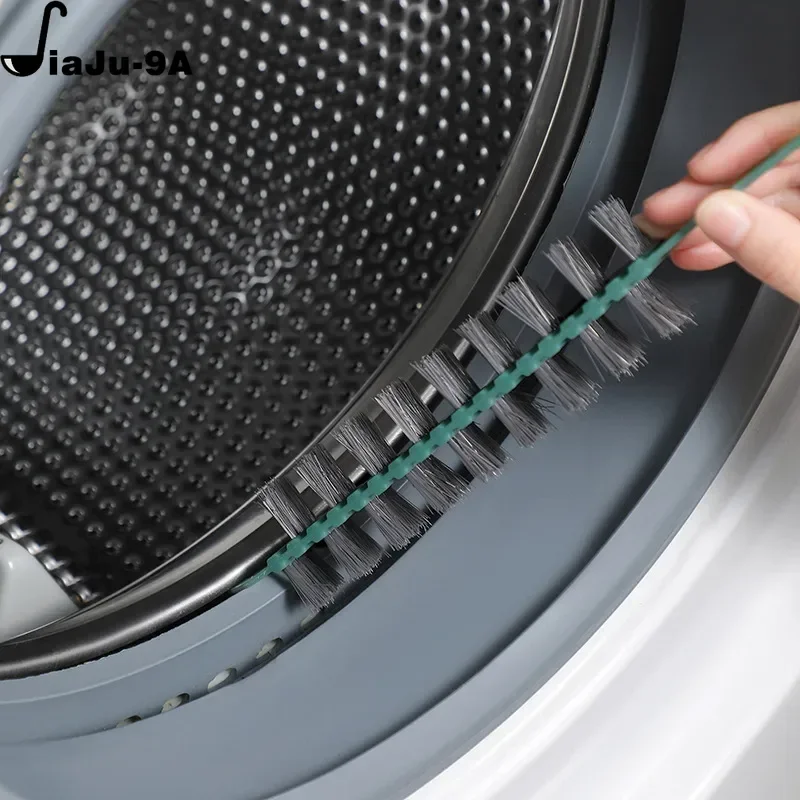 Roller Washing Machine Cleaning Brush Extended Handle Wave Wheel Washing Machine Inner Wall Dirt Cleaning Tool Gap Brush