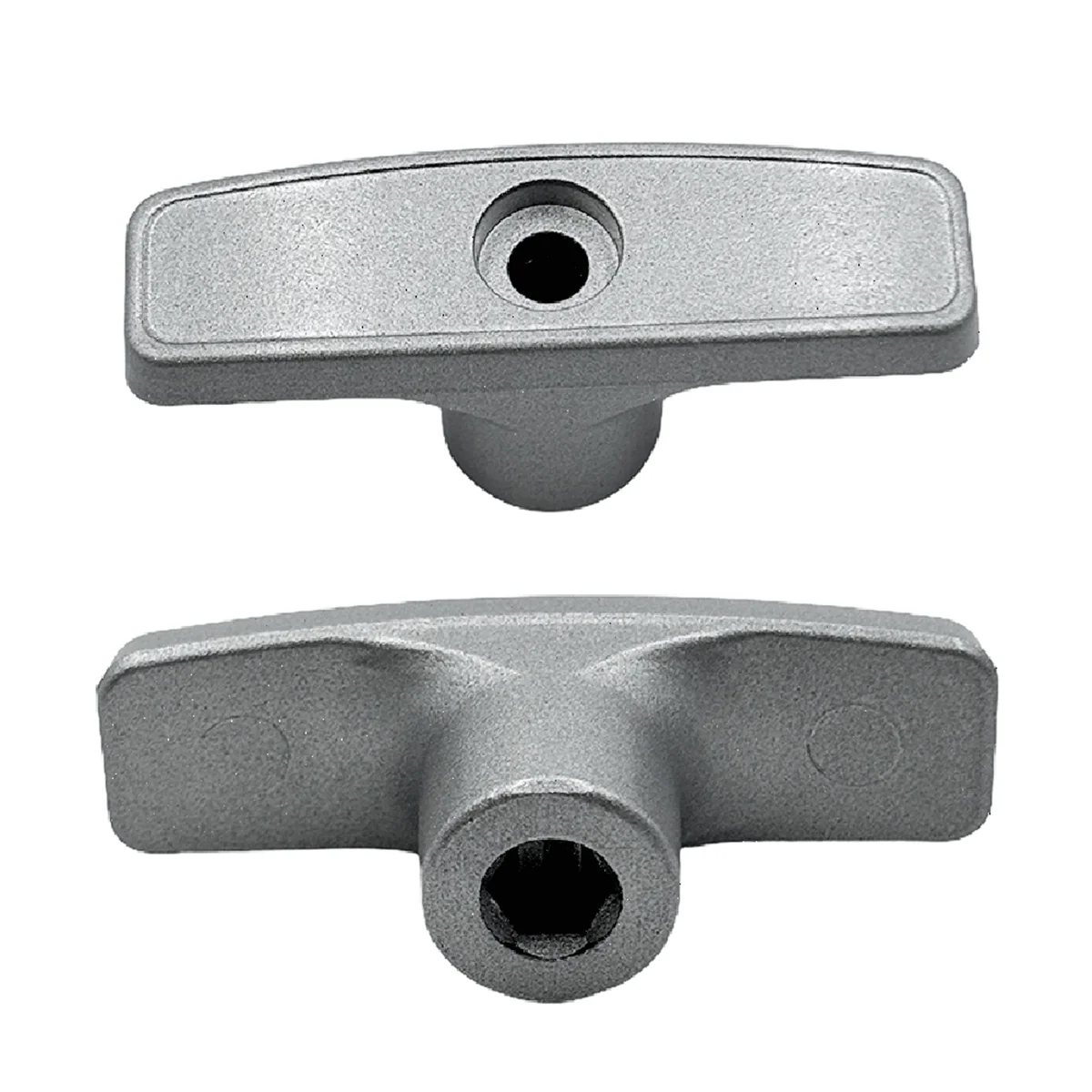 

ABYA 2set Gray RV Waste Valve Handle Replacement for Waste Valve Extension Rod RV Parts Tank Hose Handle
