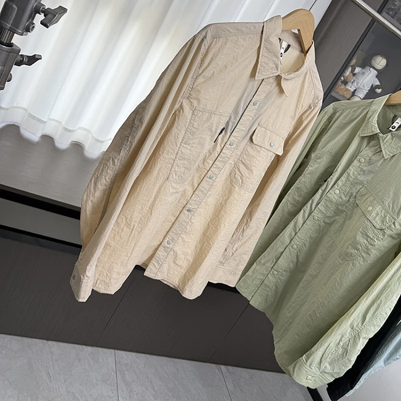 2026 M/L/XL/2XL Outdoor Water‑Resistant & Breathable Men's Autumn Quick‑Dry Workwear Casual Long‑Sleeve Shirt Jacket