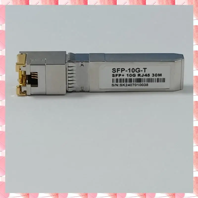 Modulo ottico JAJA 10G SFP + a Rj45 30M adattamento automatico 10G/5G/2.5G compatibile per, Mikrotik, switch ottico Ethernet