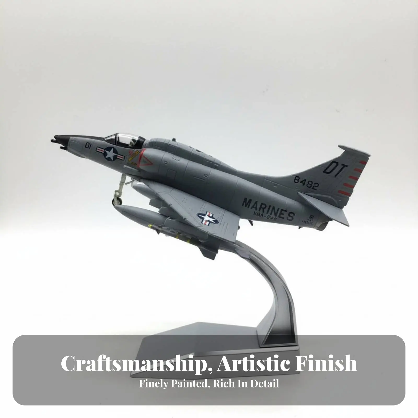 

1:72 Scale Warplane Model Precise Reproduction Die-Cast Fighter Jet Model Die-Cast Authentic Markings