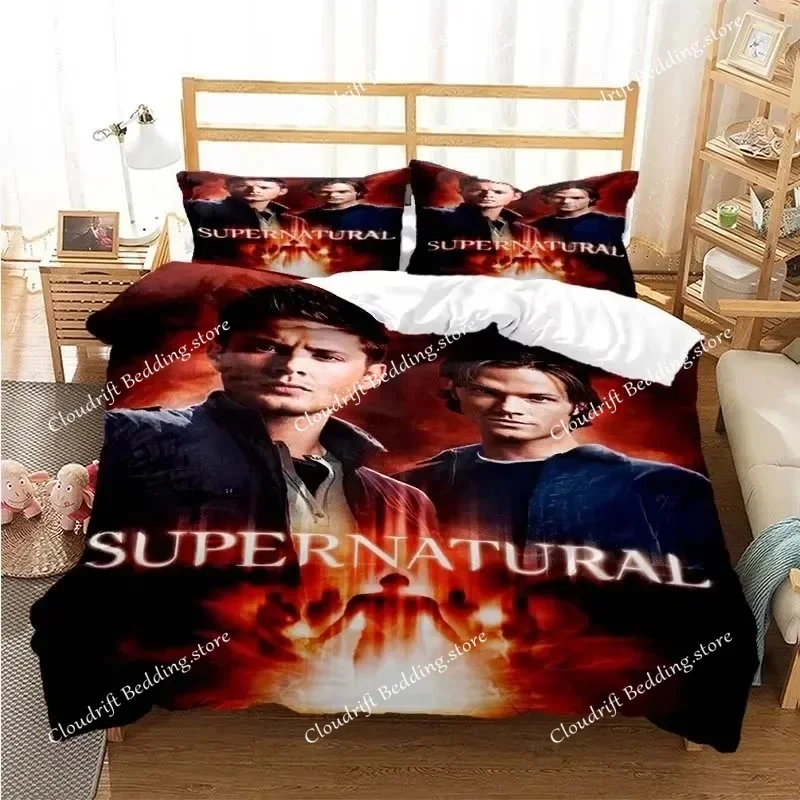 

Supernatural 3D Printed Duvet Cover Set Twin Full Queen King Size Bedding Set Bed Linens Comforter Bedding Sets