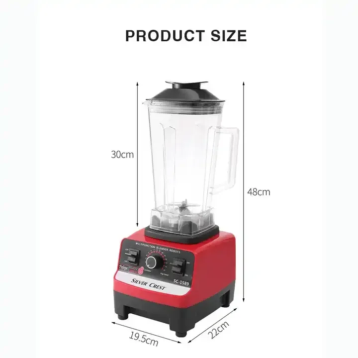 

-New Fresh Fruit Juice Blender Kitchen Heavy 4500W Commercial Electric Mixer Blender Machine