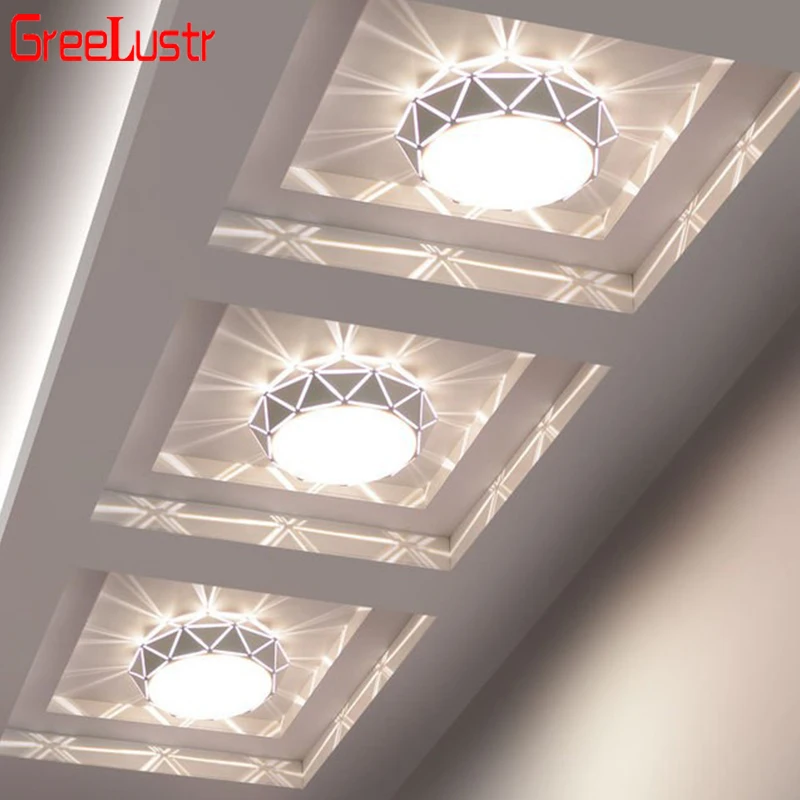 Creative Aisle Led Ceiling Light Fixtures Modern Chandelier Ceiling Lamps Bedroom Corridor Lustre Indoor Lighting Home Decor