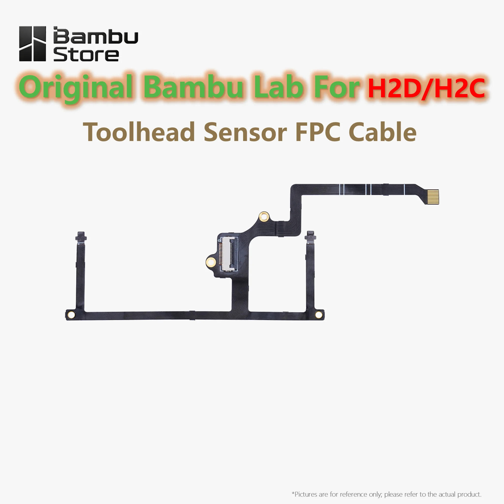 Original Bambu Lab H2D/H2C Toolhead Sensor FPC Cable, Connects Hall Sensors to TH Board for Extruder Idlers, 3D Printer Part