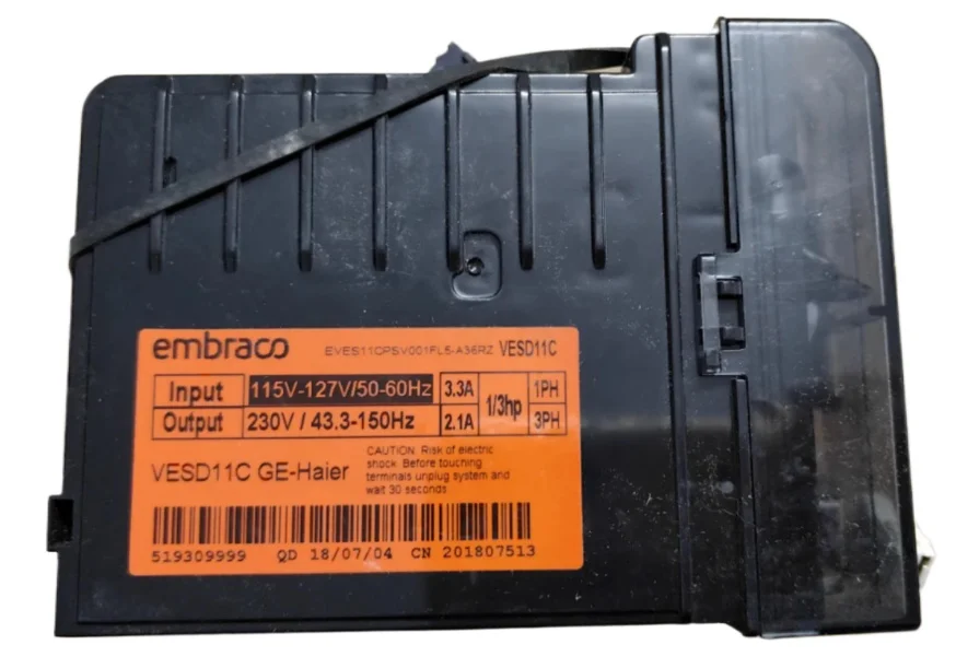 embraco EVES11CPSV001FL5 variable frequency 115v-127V compressor drive box 193525301