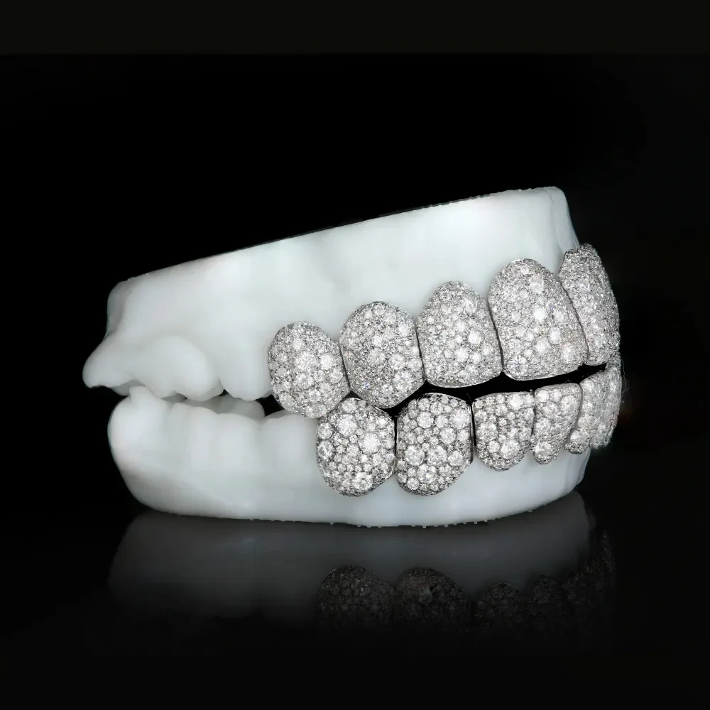 Mosaic Honeycomb Inlaid Braces European And American Cross-border Hot-selling Grill GRILLZ