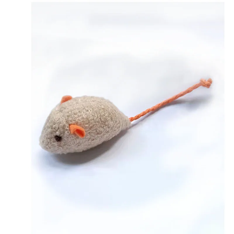 ペットのおもちゃイヌハッカマウス猫のおもちゃ楽しいぬいぐるみマウス猫のおもちゃ子猫用カラフルなかわいいぬいぐるみインタラクティブ偽マウス猫ペットアクセサリー