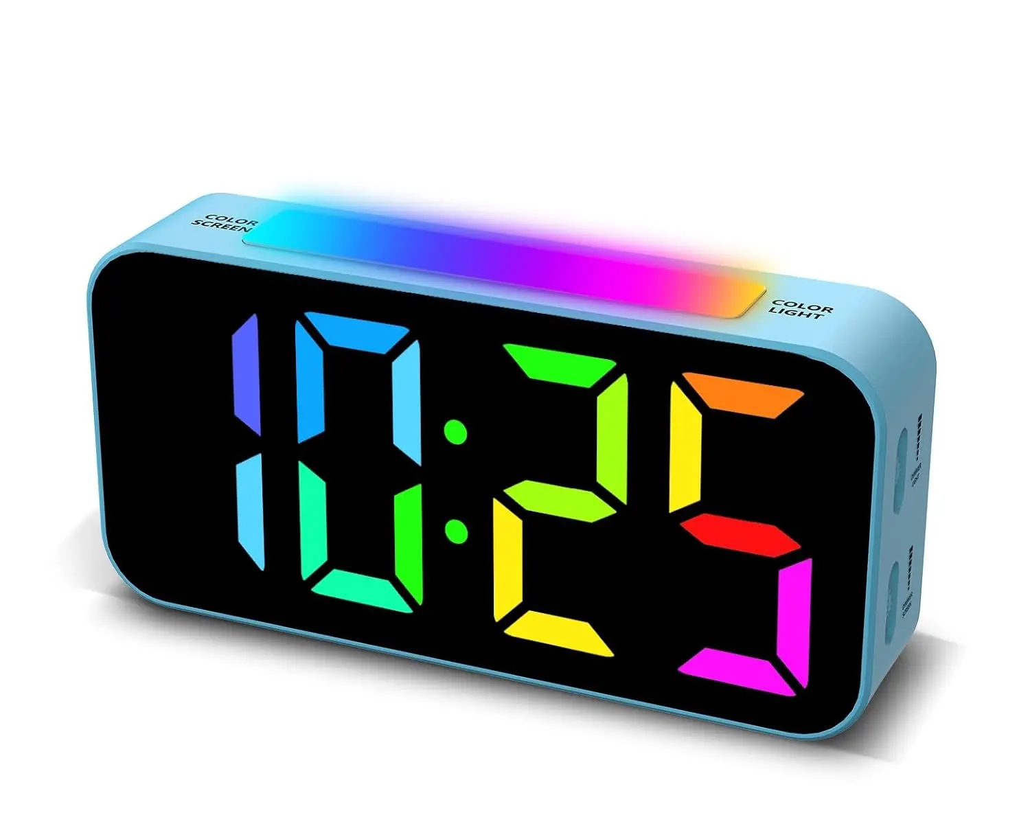 Loud Alarm Clocks for Bedrooms Heavy Sleepers, Digital Clock with Night Light, Large Display, Dual Alarm, Snooze,, Customized