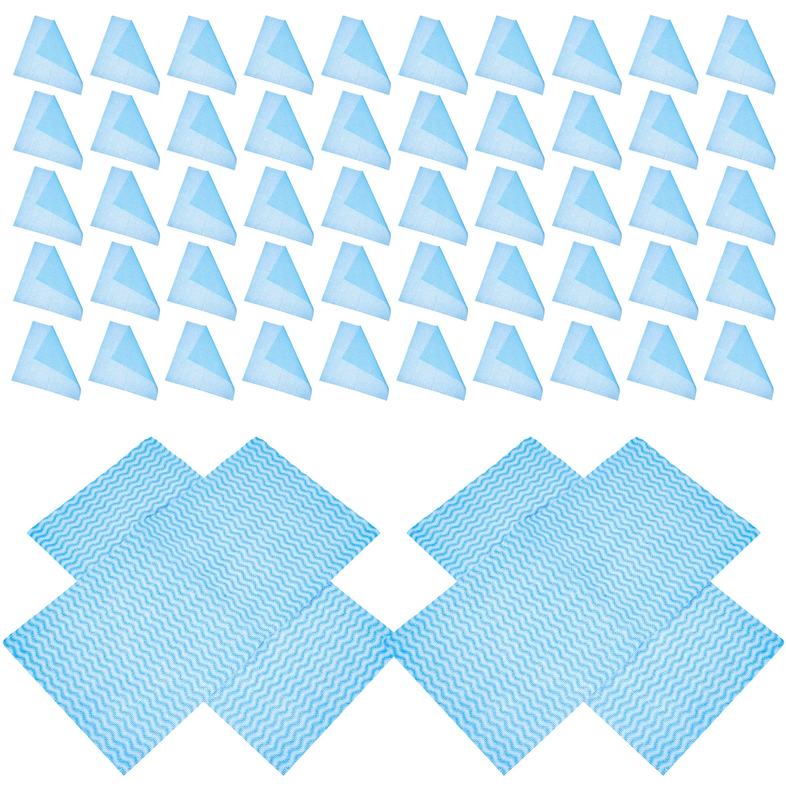 

50Pcs Kitchen Washcloths Reusable Quick Dry Non Woven Cleaning Cloths Large Absorbent Dish Towels for Kitchen Counter Cleaning