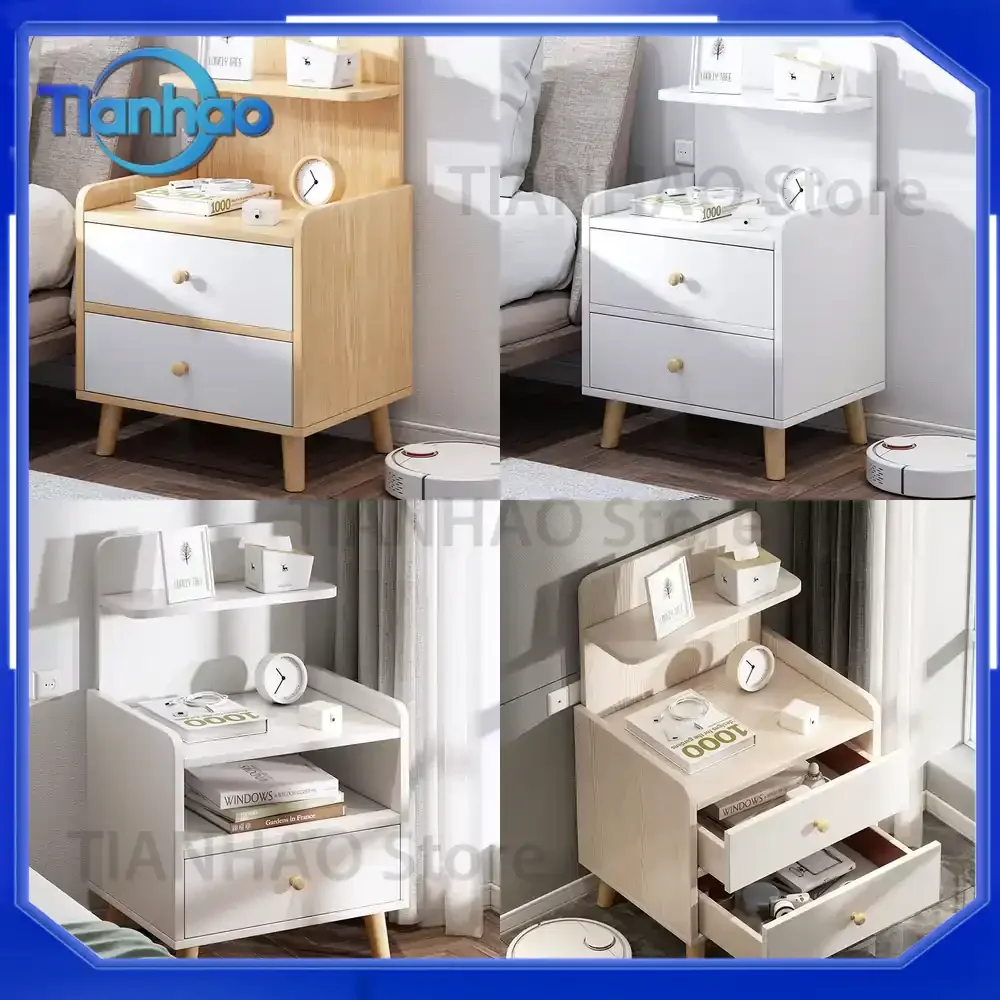 Mini Bedside Cabinet for Modern Bedroom Storage Simple Affordable Nightstand Compact Luxury Creative Bedside Chest