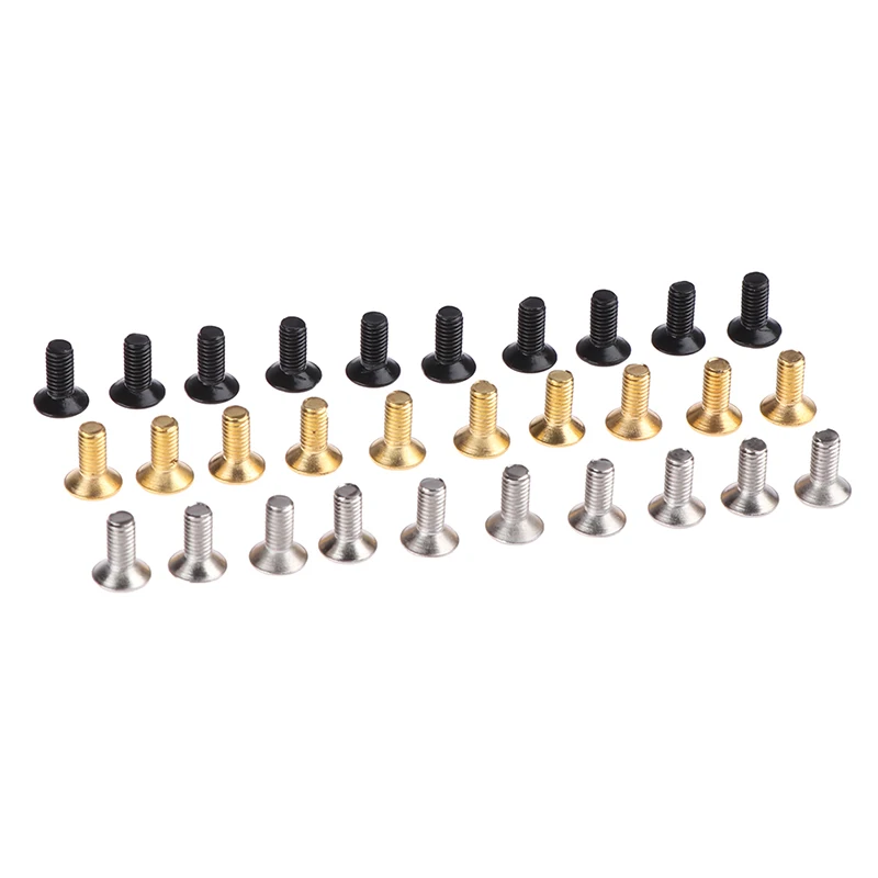 10-Pcs M3 Thread Pickup Selector Screws  - 3-Way 5-Way Toggle Switch Replacement Parts for Electric Guitars