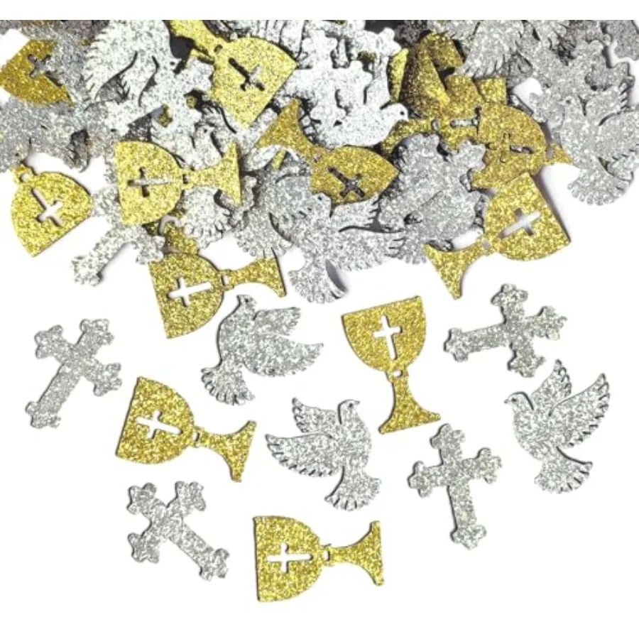 

The Dove, Cross and Holy Grail Confetti, First Holy Communion, On Your Confirmation, 1st Birthday, Religious Christening Baptis