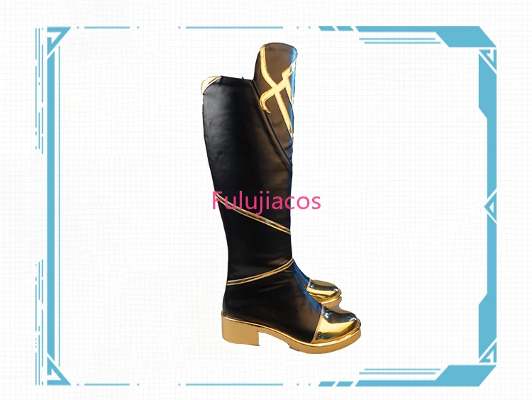 Fulujiacos Genshin Impact Aether Cosplay chaussures Anime Style chinois Halloween pour les femmes jeu